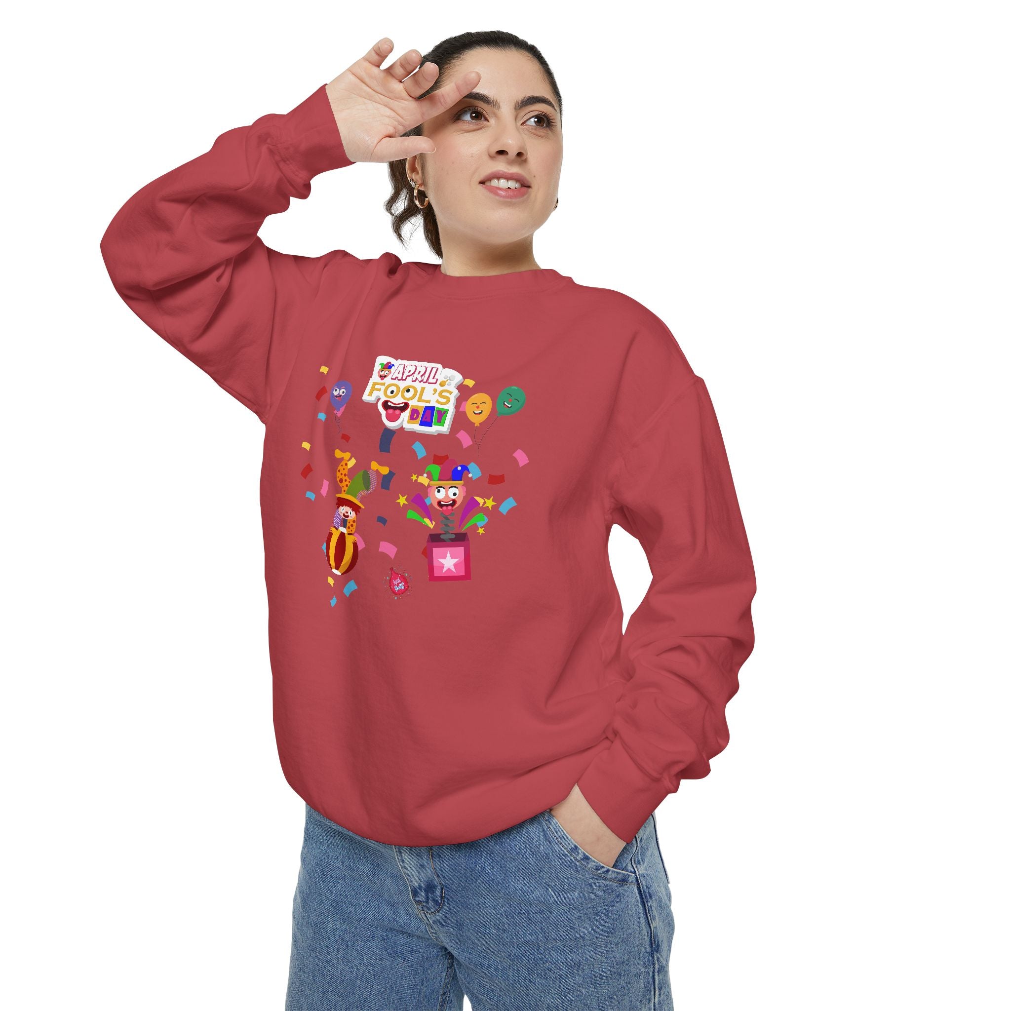 All April Fool's Day Garment-Dyed Sweatshirt
