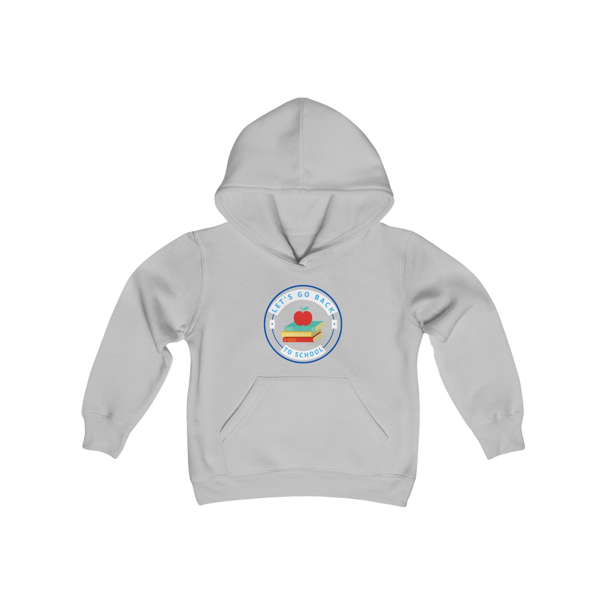 Let's Go Back To School Youth Heavy Blend Hooded Sweatshirt