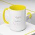 Happy Mom's Day Accent Coffee Mug  11oz & 15oz