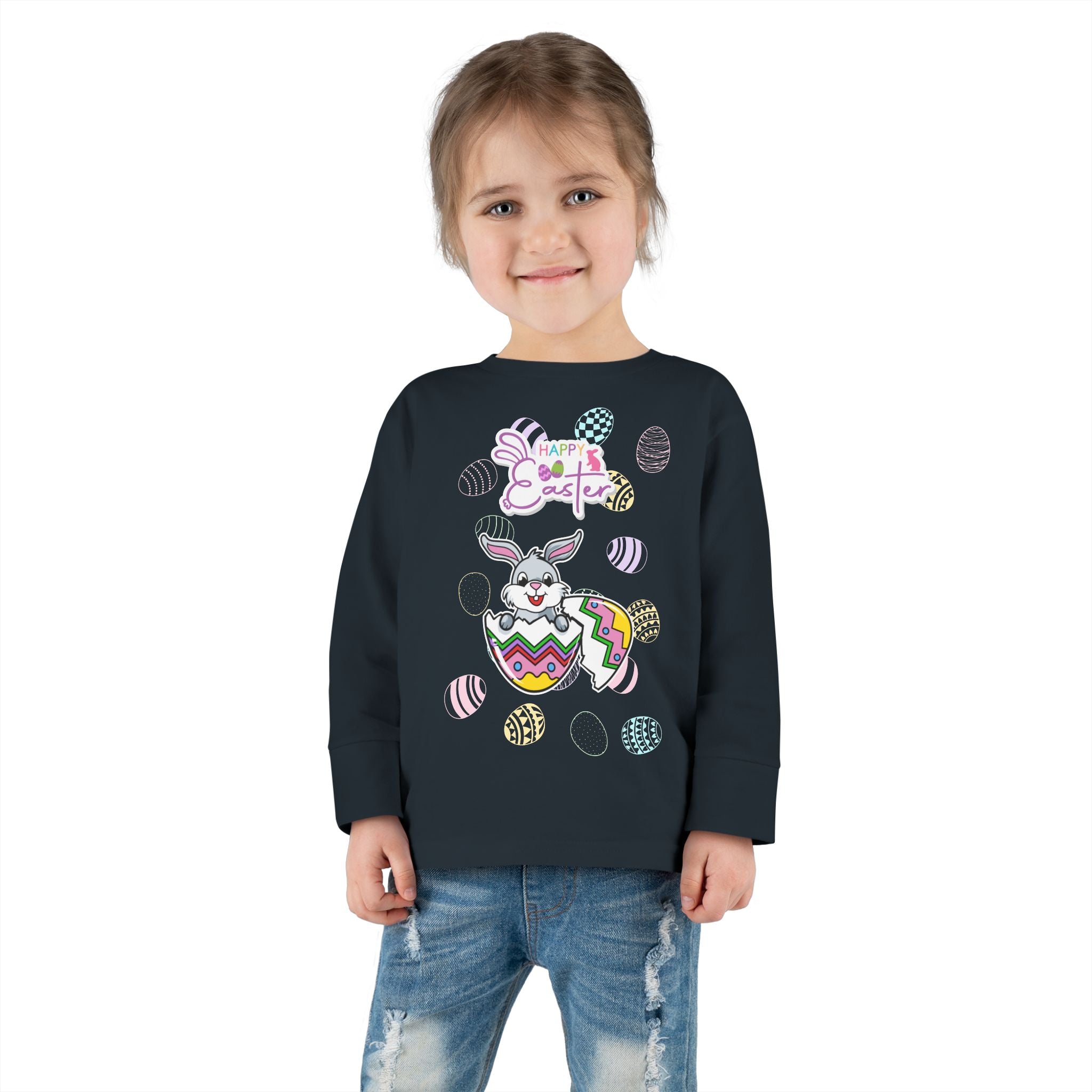 Easter Greetings Toddler Long Sleeve Tee