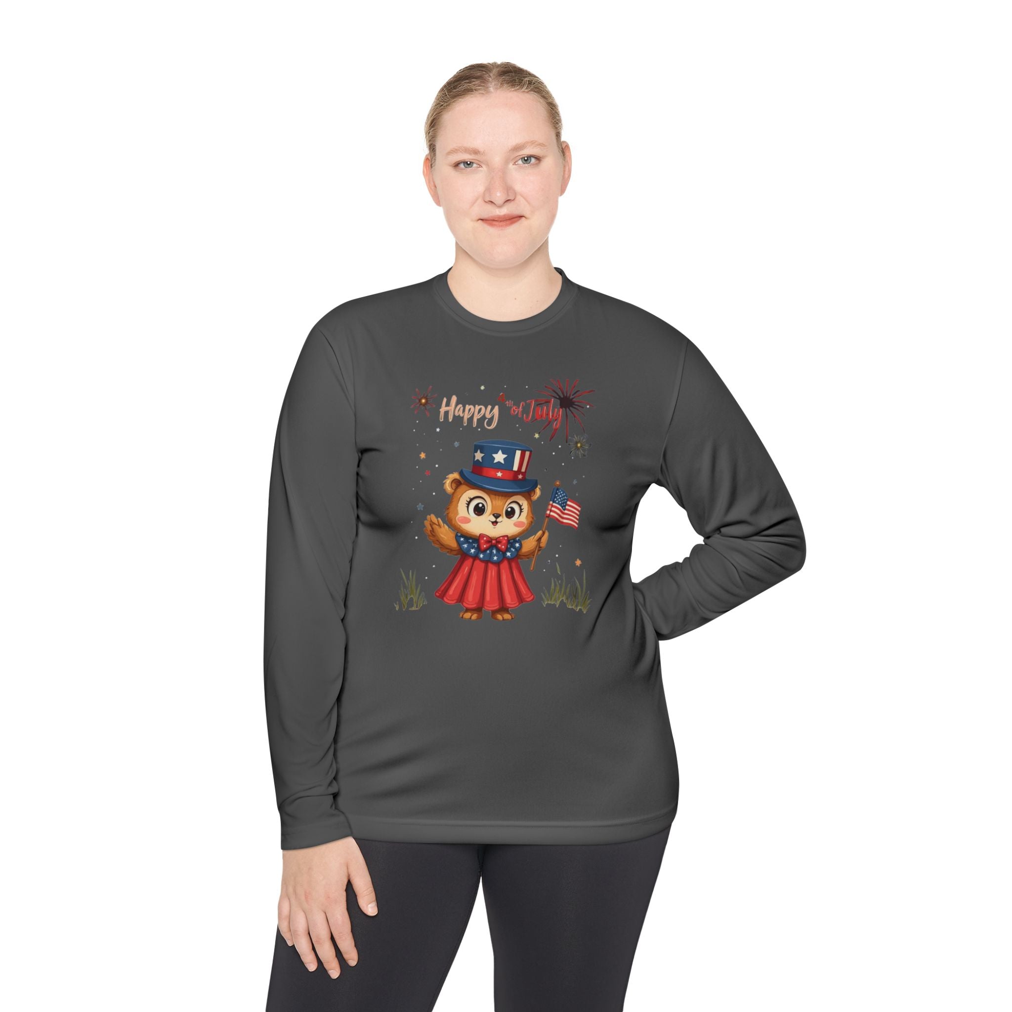 Happy Independence Day Long Sleeve Tee