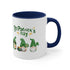 St Patty's Day Gnome Accent Coffee Mug, 11oz