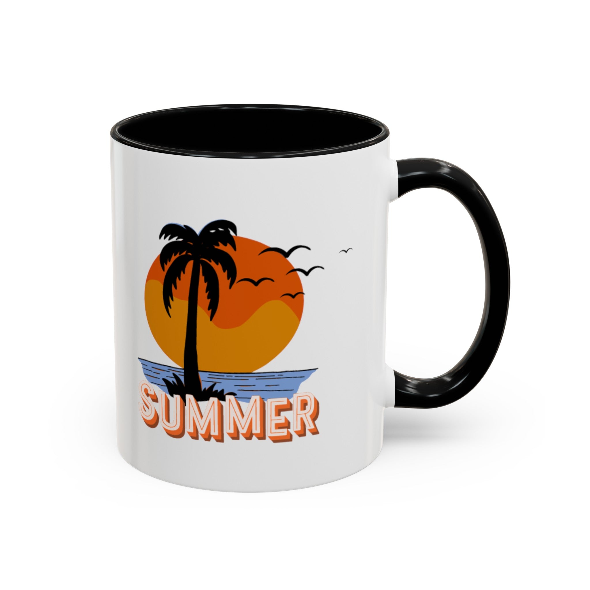 Summer Sunset Accent Coffee Mug (11, 15oz)