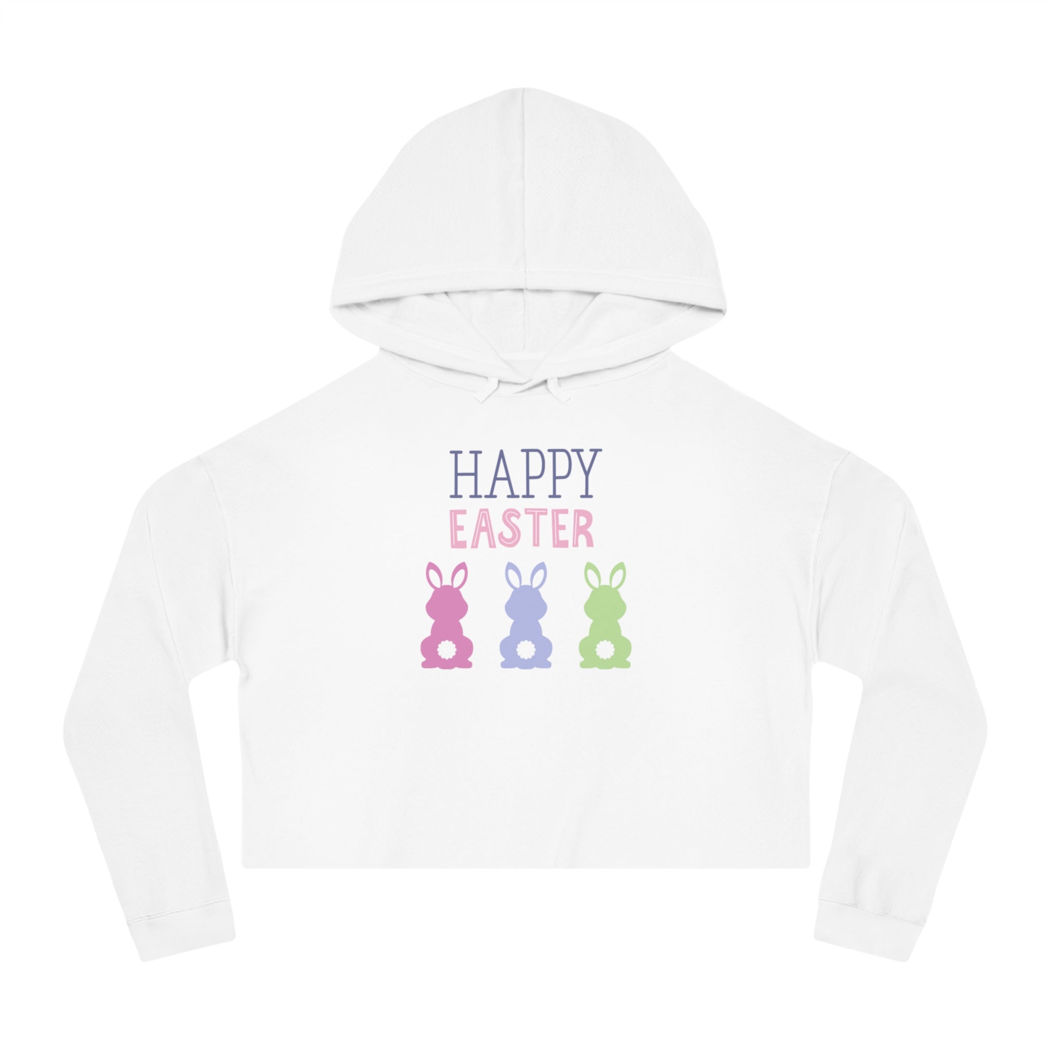 Have A Bunny-tastic Easter Women’s Cropped Hooded Sweatshirt