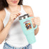 Happy 4th of July Teddy Bear Couple Insulated Travel Mug, 40oz