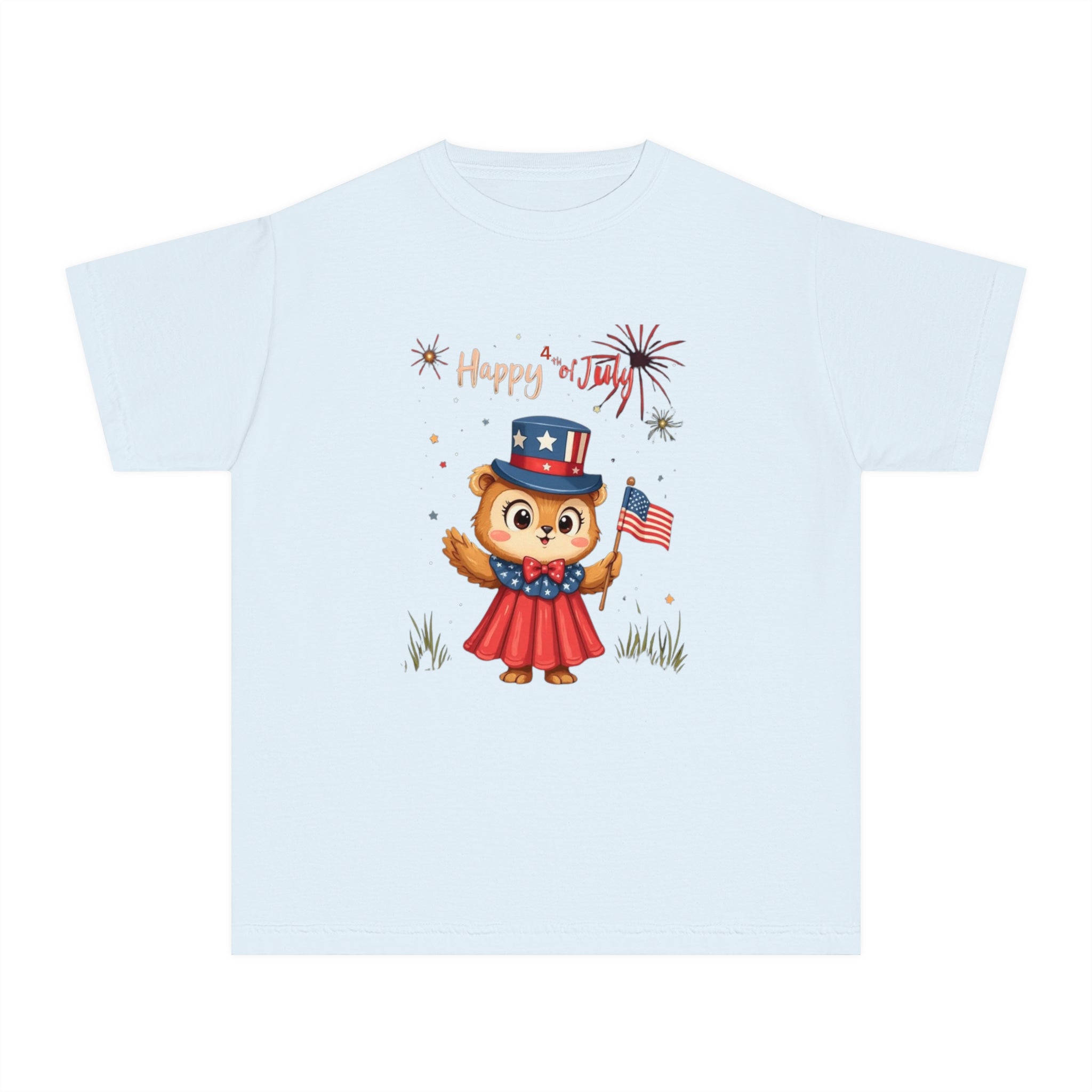 Happy Independence Day Youth Midweight Tee