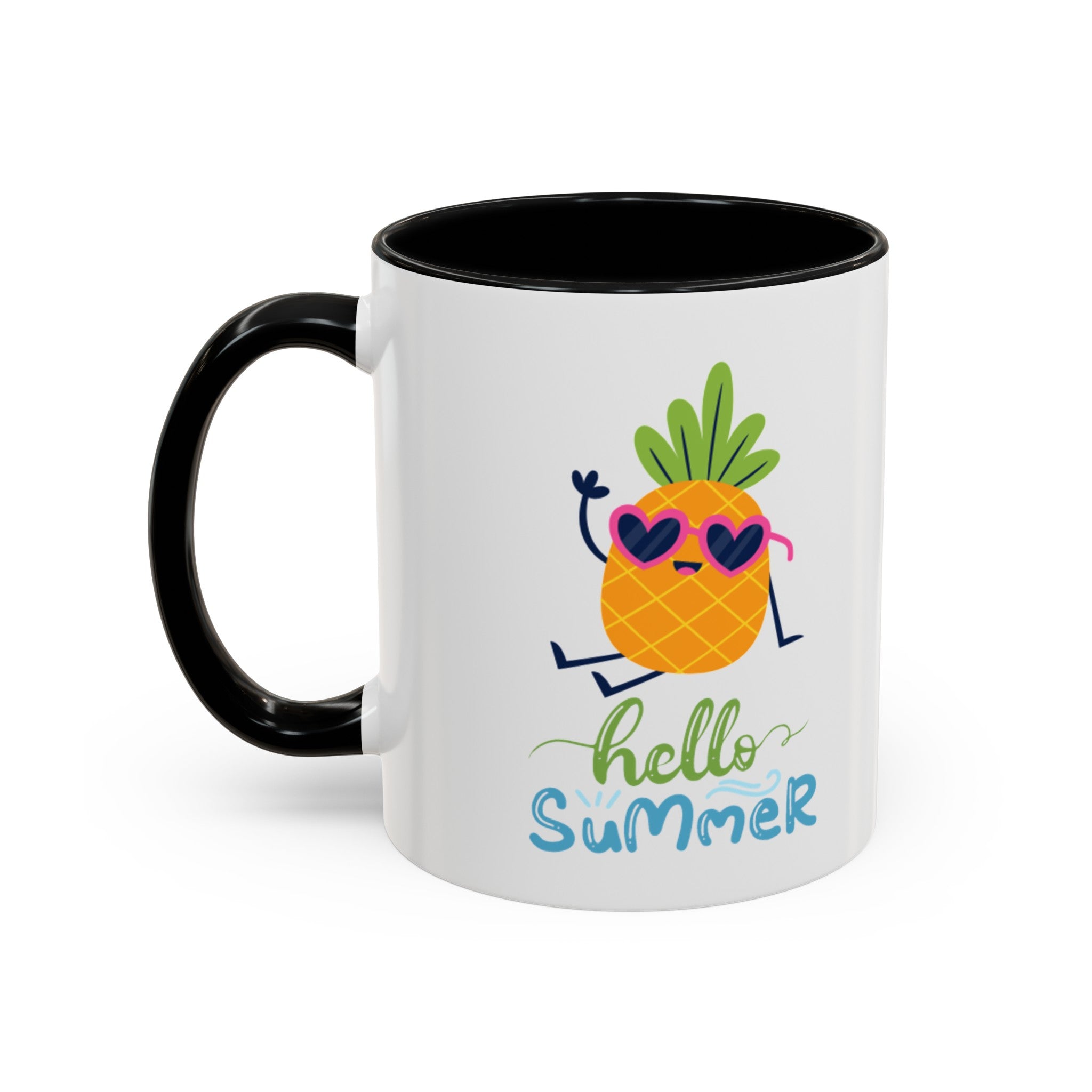 Hello Summer Fun Accent Coffee Mug (11, 15oz)