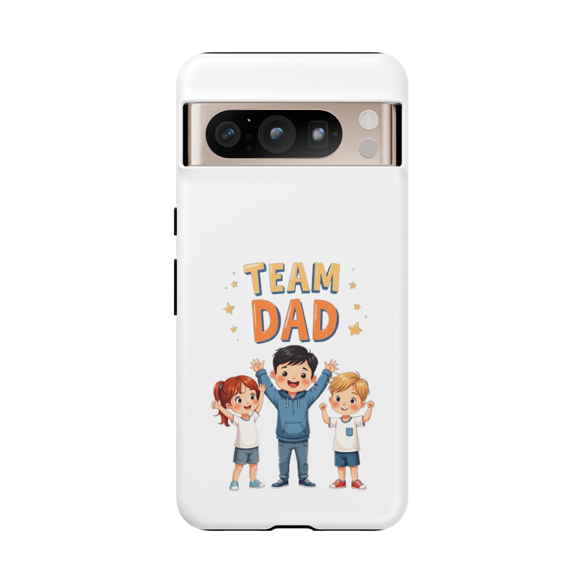 Team Dad Phone Case, Fun Gift for Fathers, Durable Phone Protector, Cute Dad Team Merchandise, Father's Day Special