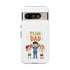 Team Dad Phone Case, Fun Gift for Fathers, Durable Phone Protector, Cute Dad Team Merchandise, Father's Day Special