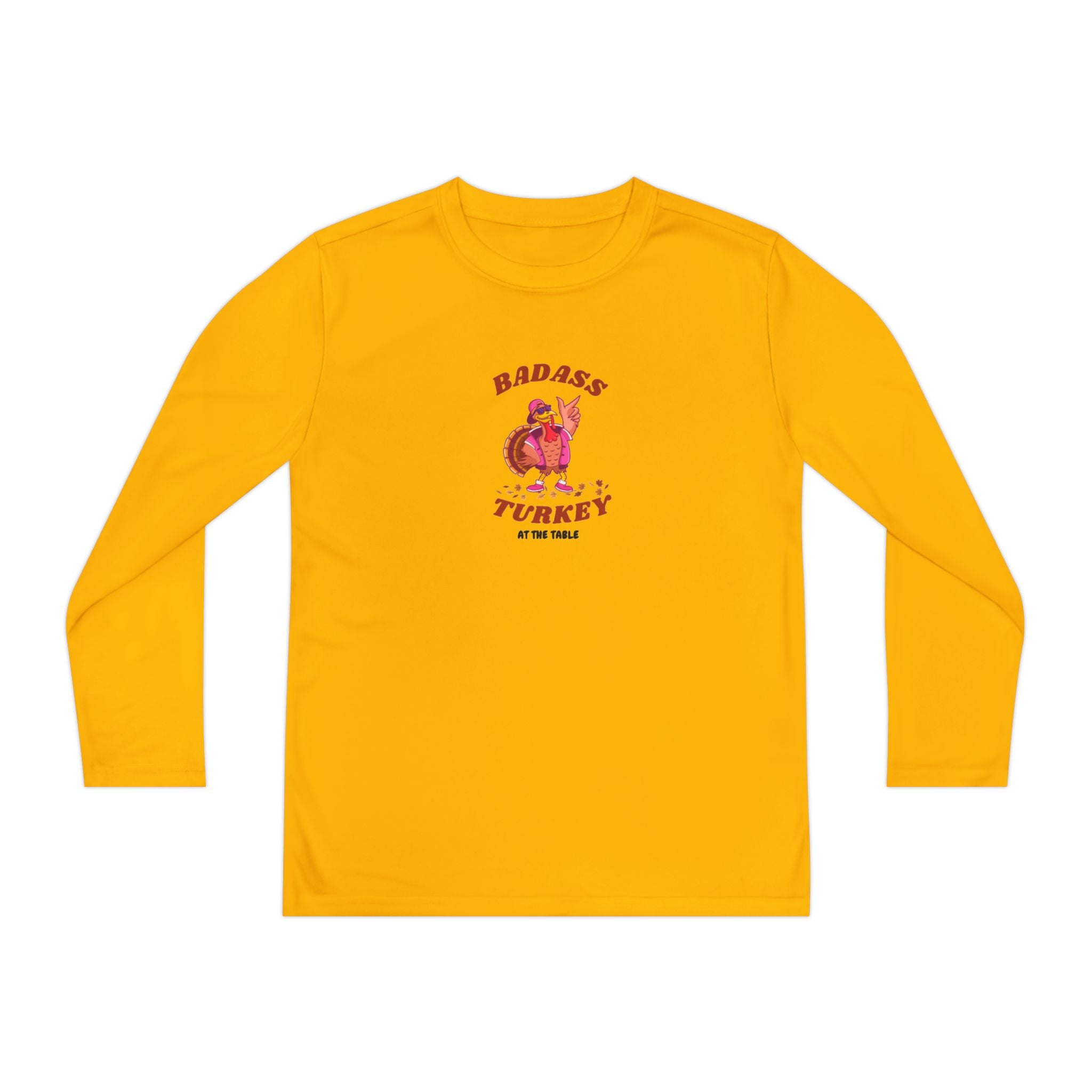 Badass Turkey Youth Long Sleeve Competitor Tee