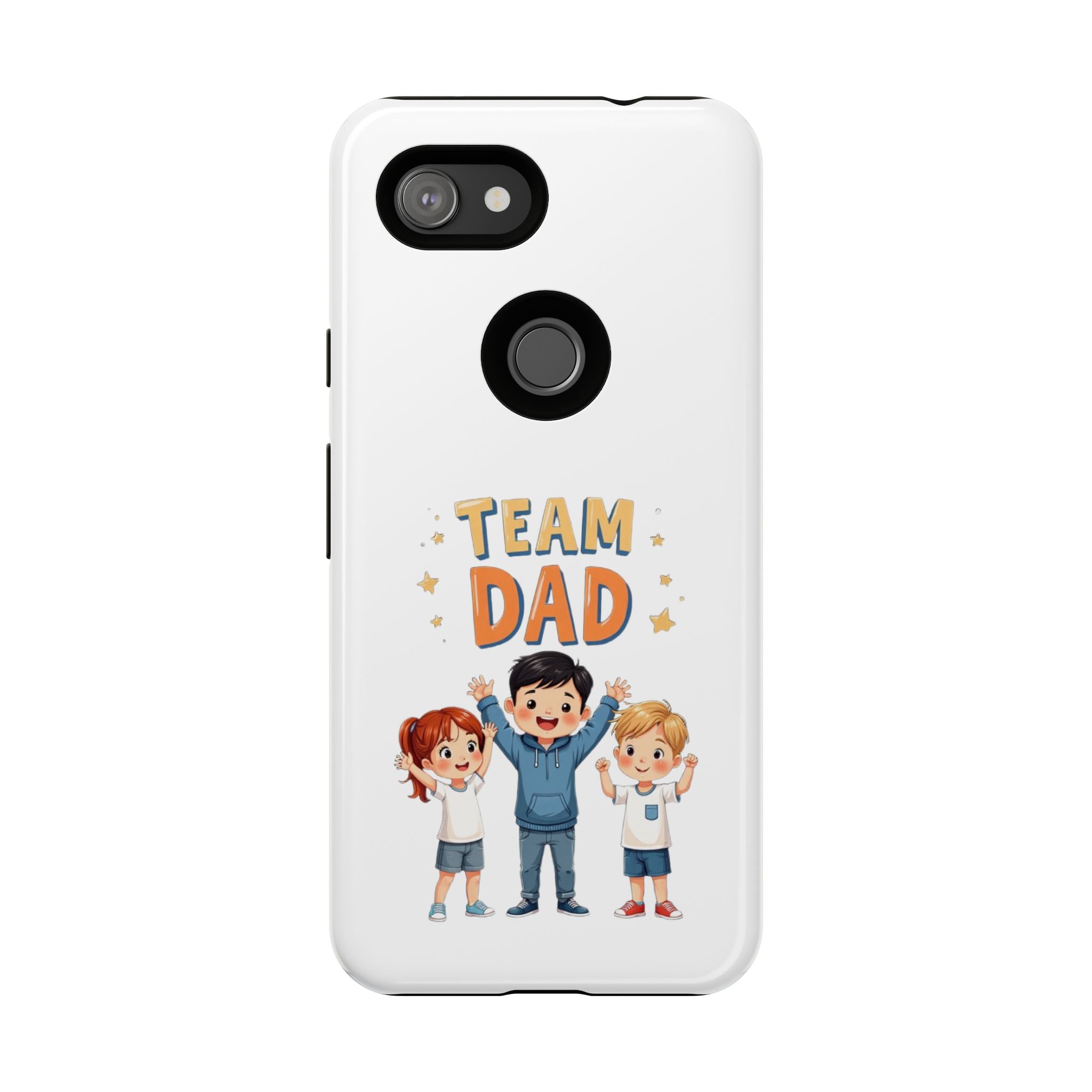 Team Dad Phone Case, Fun Gift for Fathers, Durable Phone Protector, Cute Dad Team Merchandise, Father's Day Special