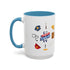 Happy Labor Day Wishes Accent Coffee Mug (11, 15oz)