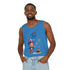 Uncle Sam Happy 4th of July Tank Top Unisex Sleeveless Shirt