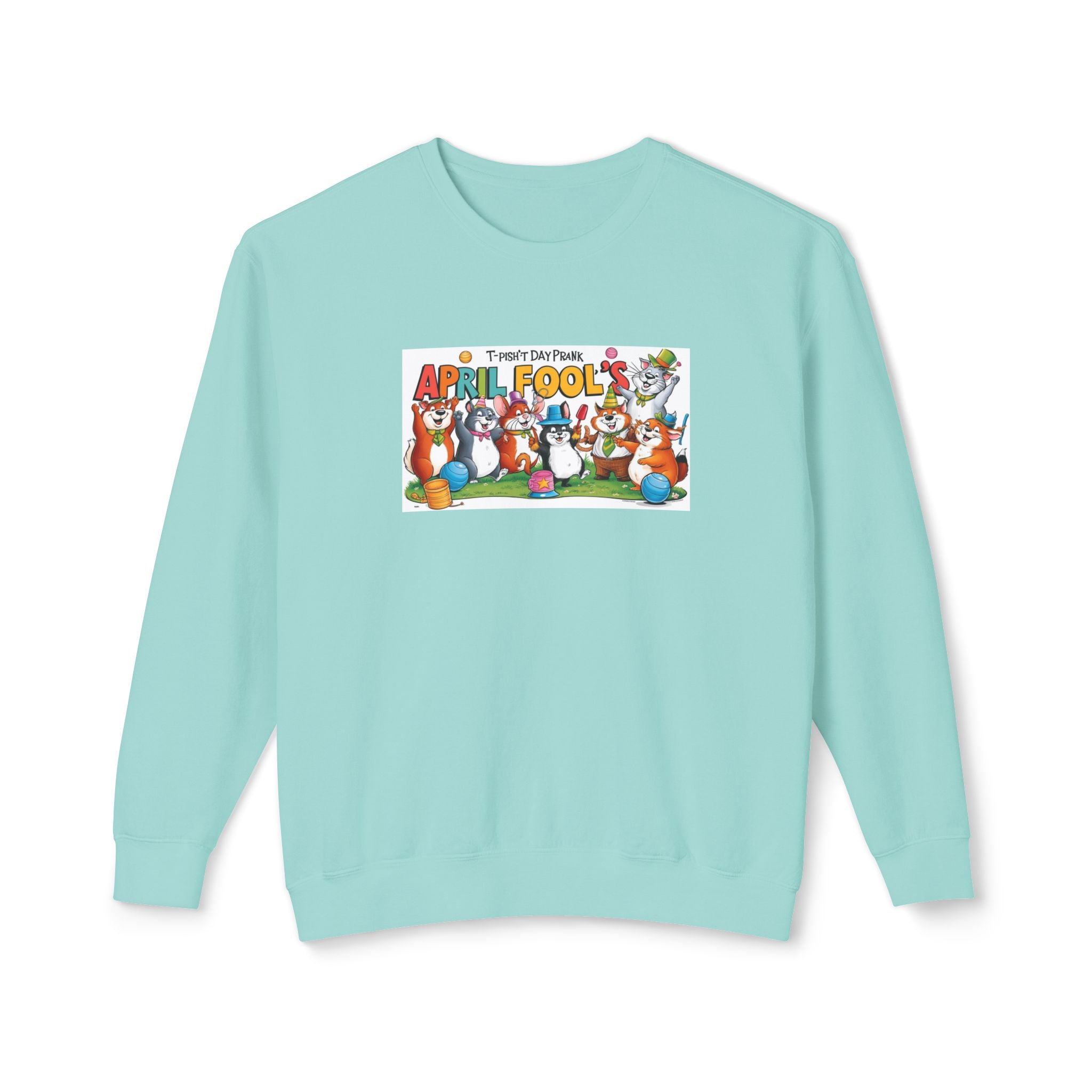 T-Pish'T-Day Prank Unisex Lightweight Crewneck Sweatshirt