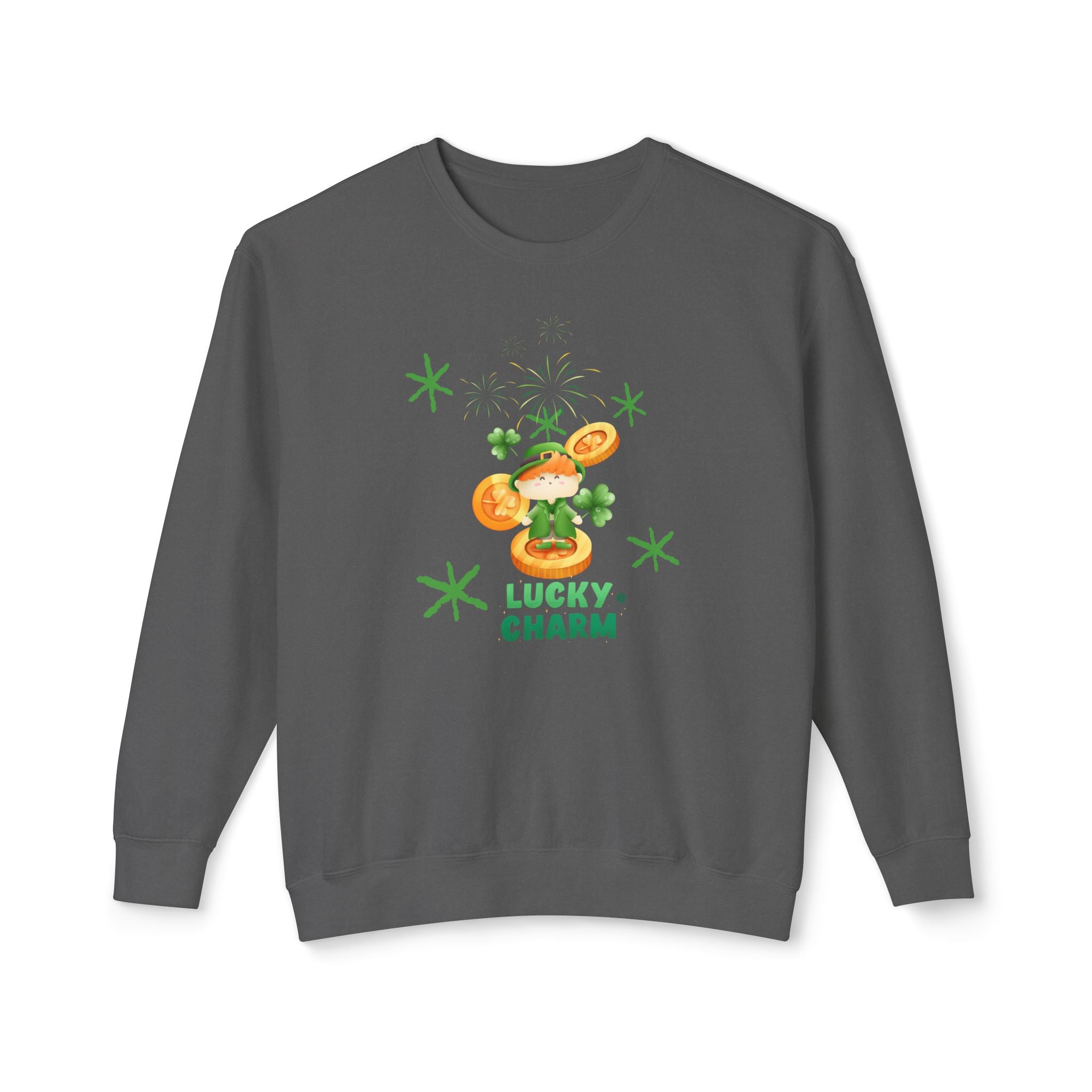 Lucky Charm Unisex Lightweight Crewneck Sweatshirt