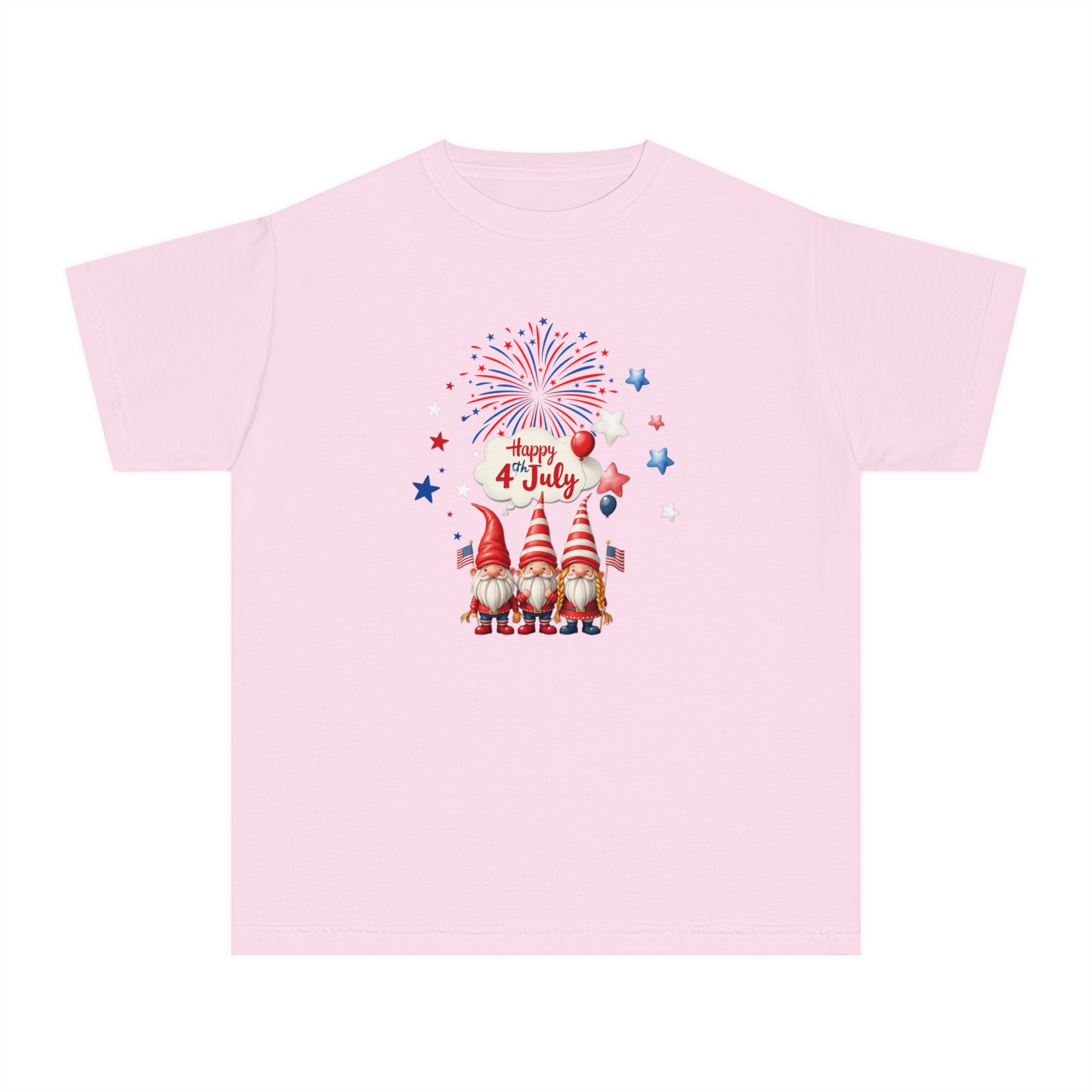 Gnome 4th of July Youth Midweight Tee