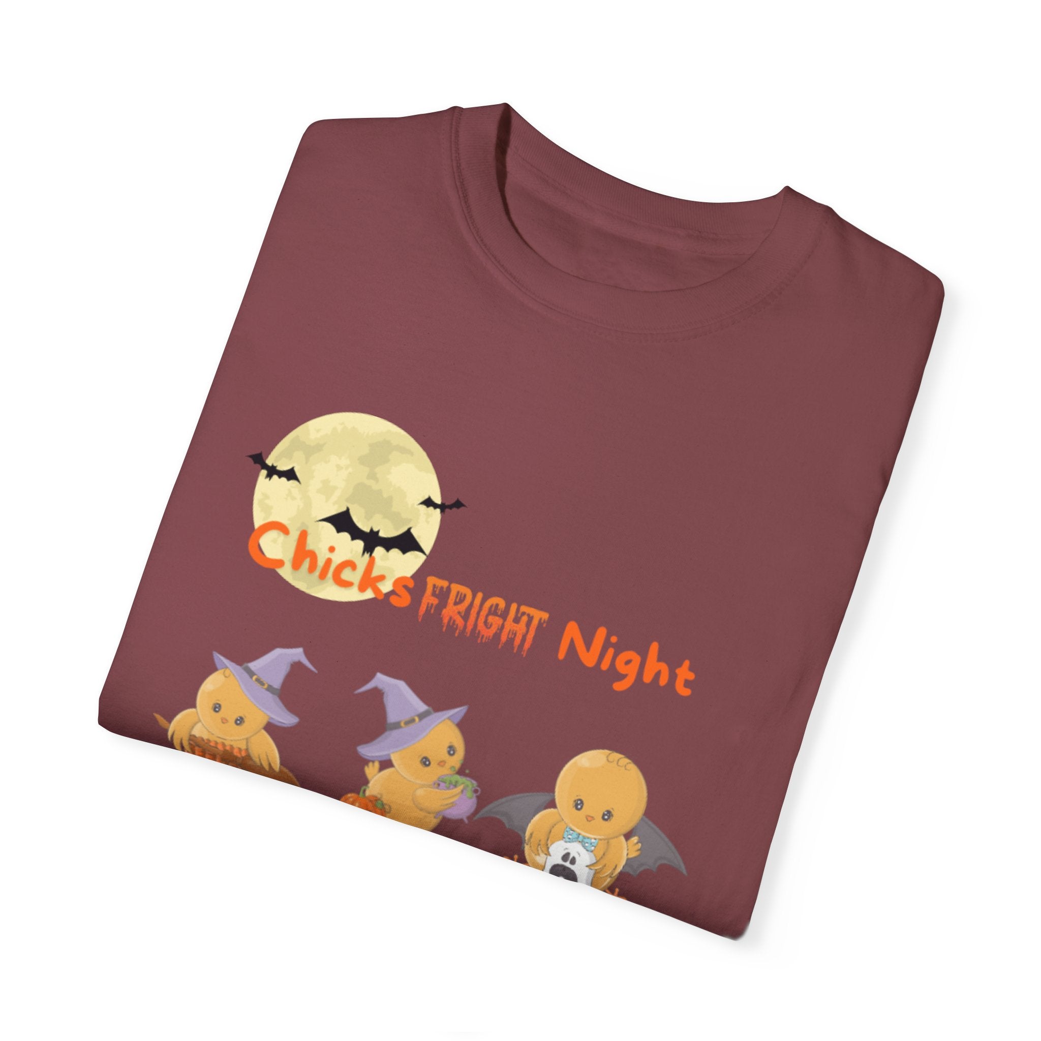 Chicks Fright Night Unisex Garment-Dyed T-shirt