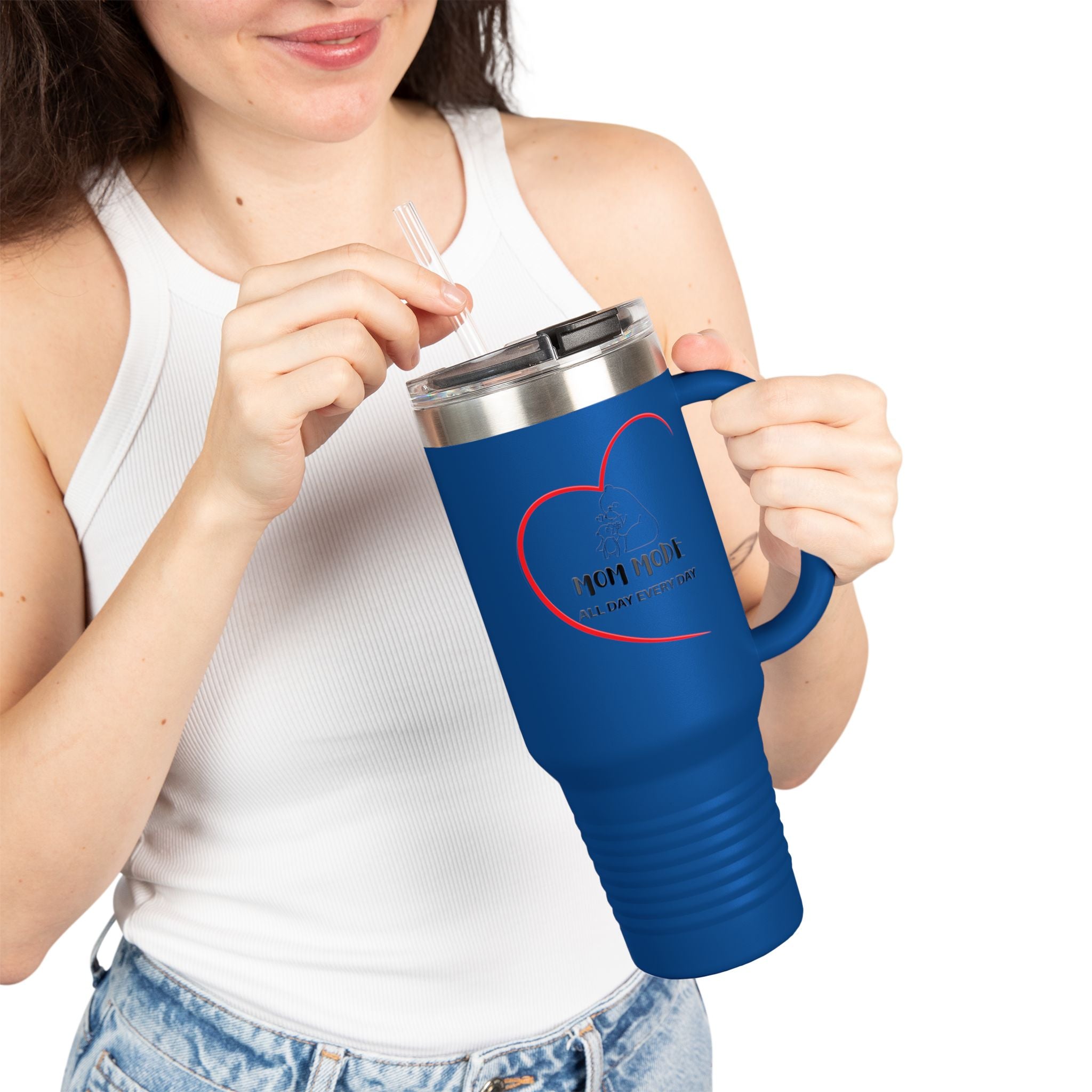Mom Mode Insulated Travel Mug - 40oz