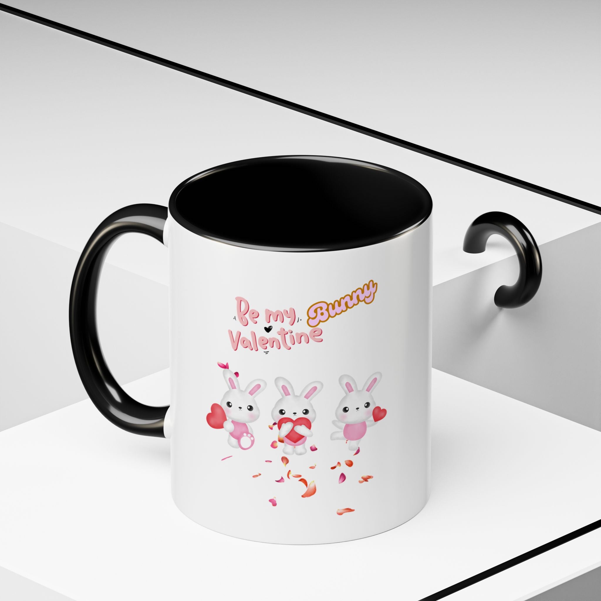 My Bunny Valentine Accent Coffee Mug (11, 15oz)