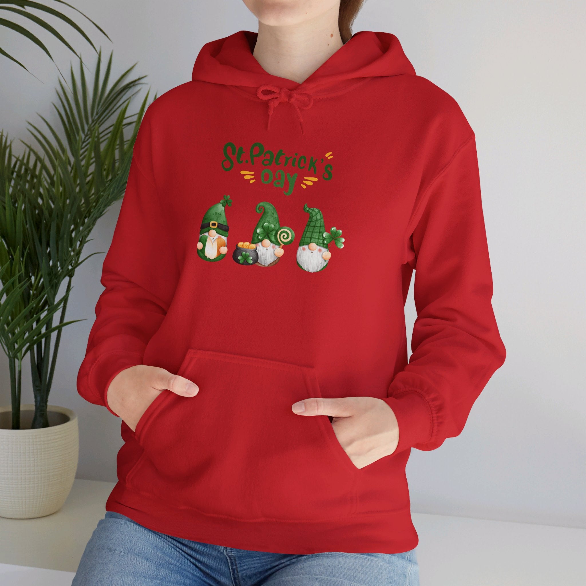 St Patty's Day Gnome Unisex Heavy Blend™ Hooded Sweatshirt