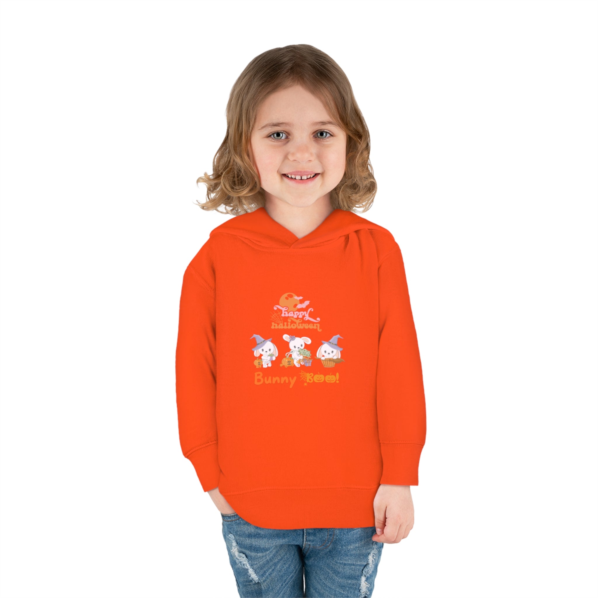 Bunny BooToddler Pullover Fleece Hoodie