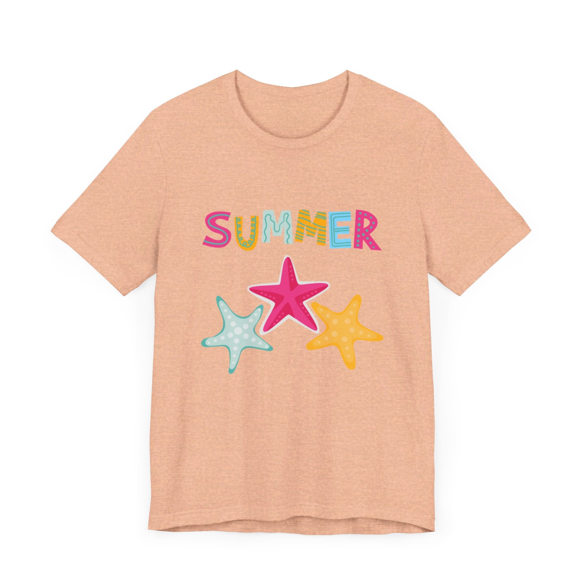 Summer Starfish Unisex Jersey Short Sleeve Tee