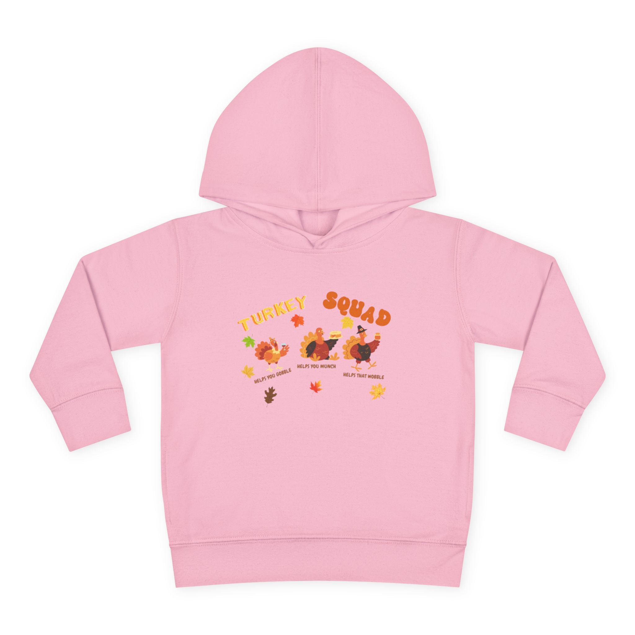 Turkey Squad Toddler Pullover Fleece Hoodie