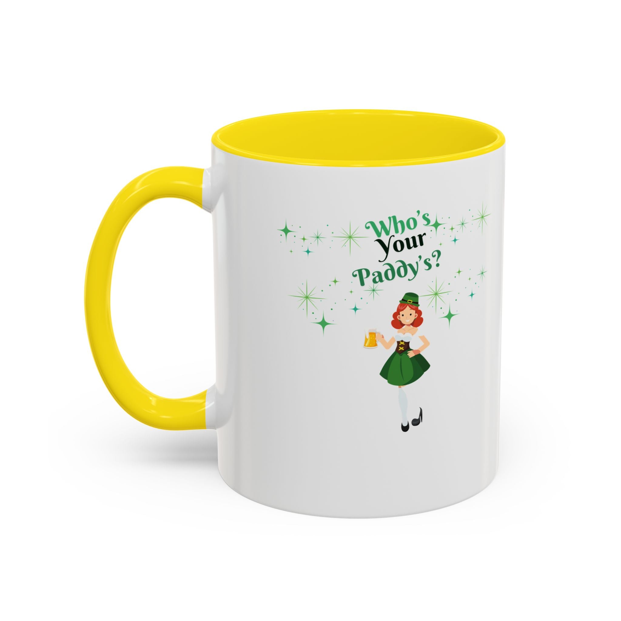 Who's Your Paddy's? Accent Coffee Mug