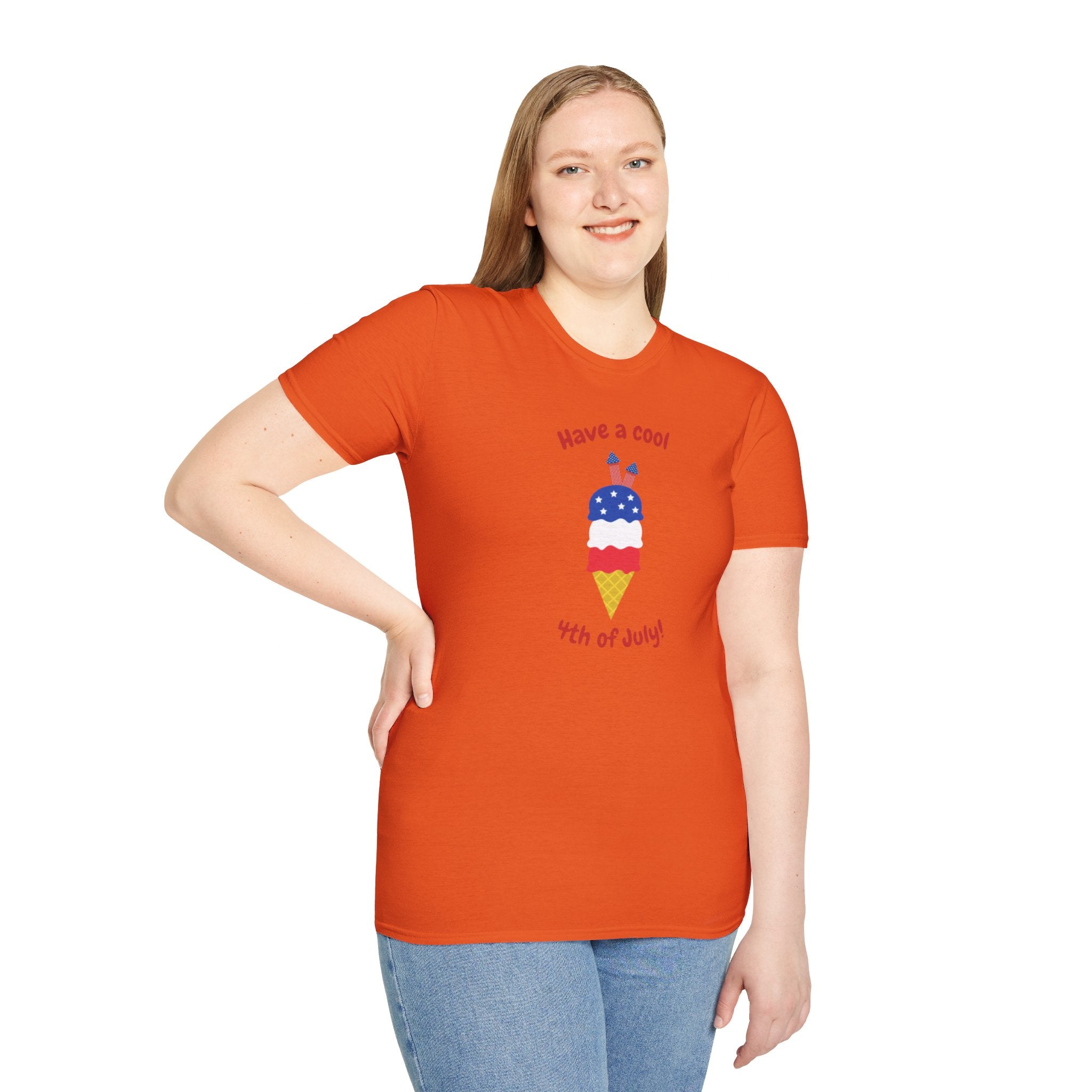 Have A Cool 4th Of July Unisex Softstyle T-Shirt