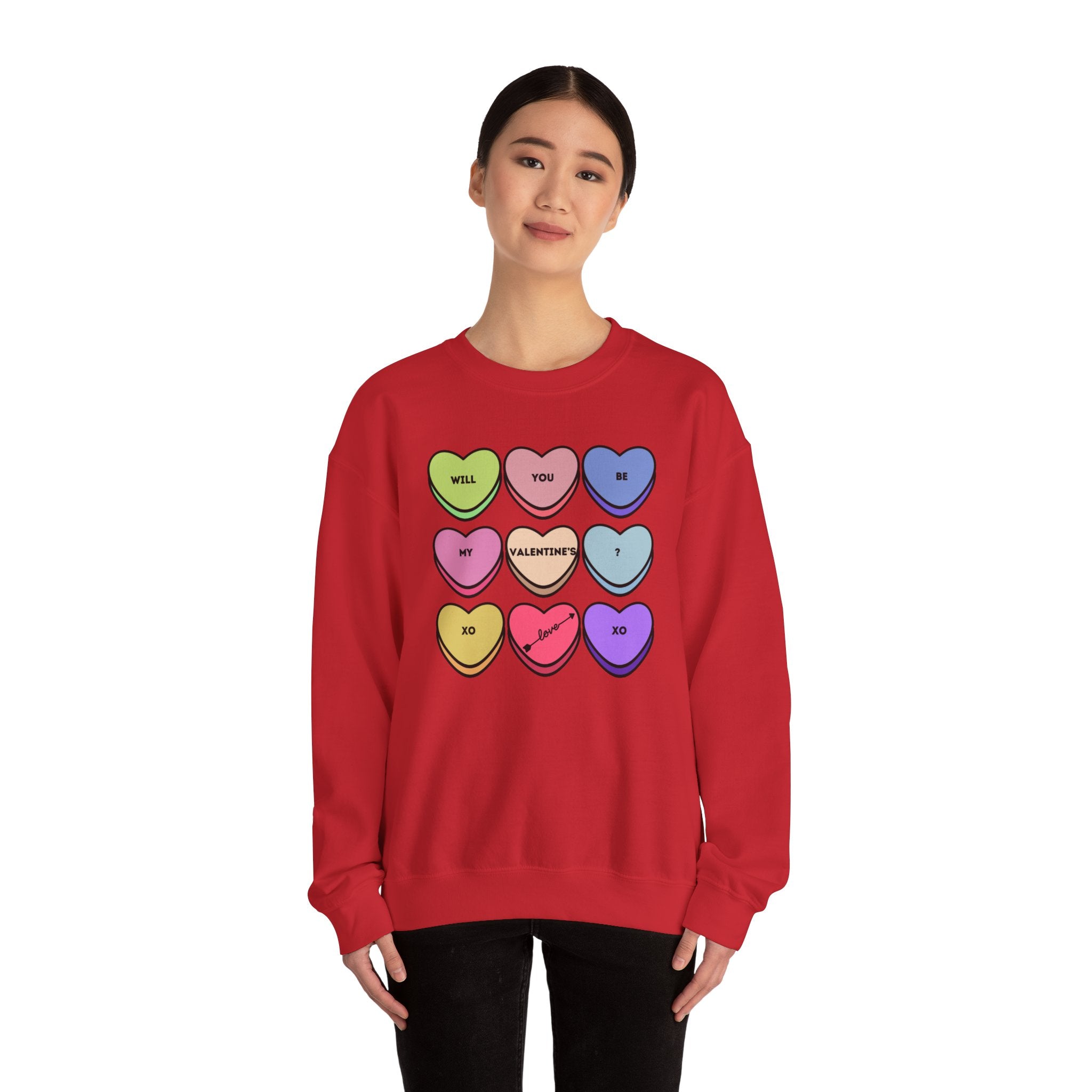 Will You Be My Valentine? Unisex Heavy Blend™ Crewneck Sweatshirt