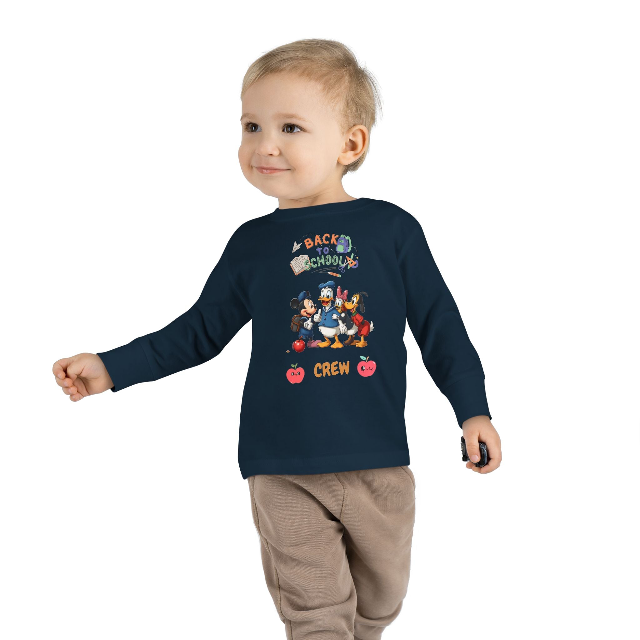 Back to School Crew Toddler Long Sleeve Tee