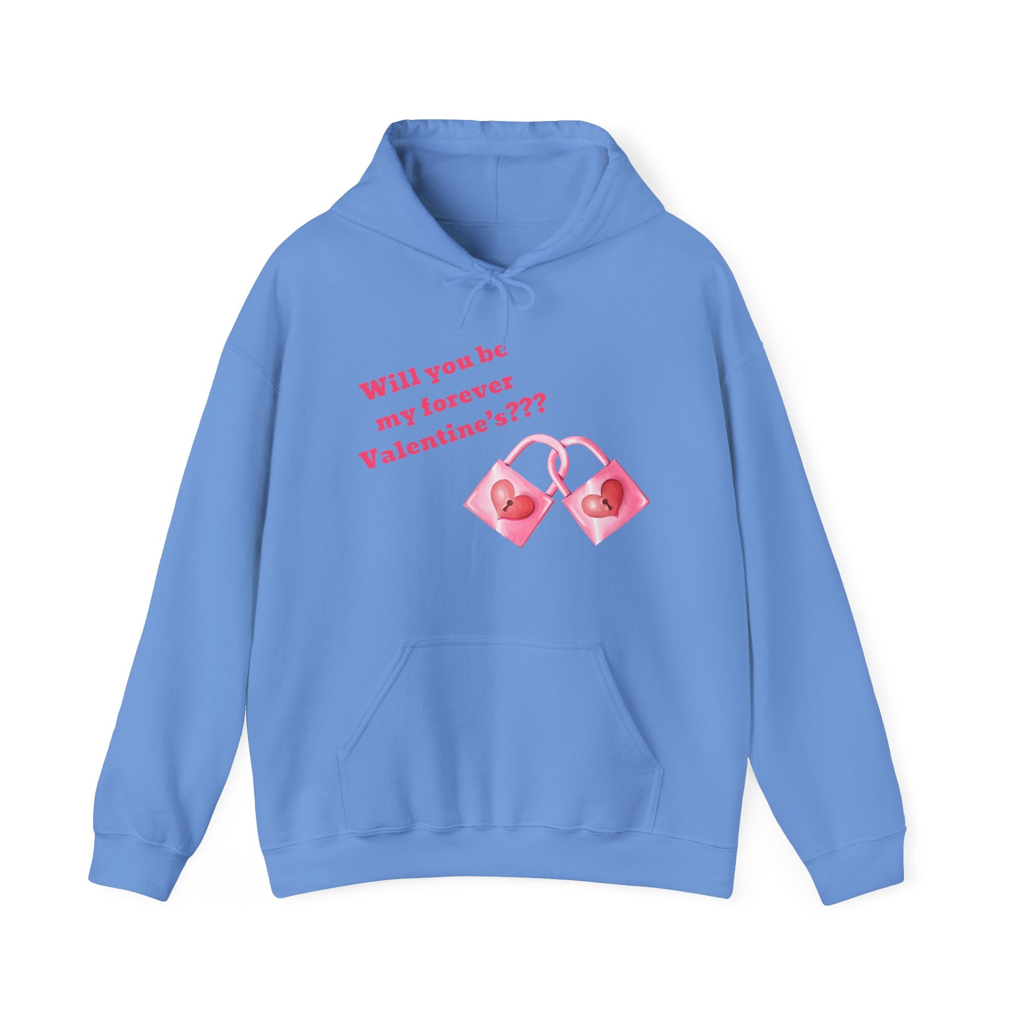 Will You Be My Forever Valentine?? Unisex Heavy Blend™ Hooded Sweatshirt
