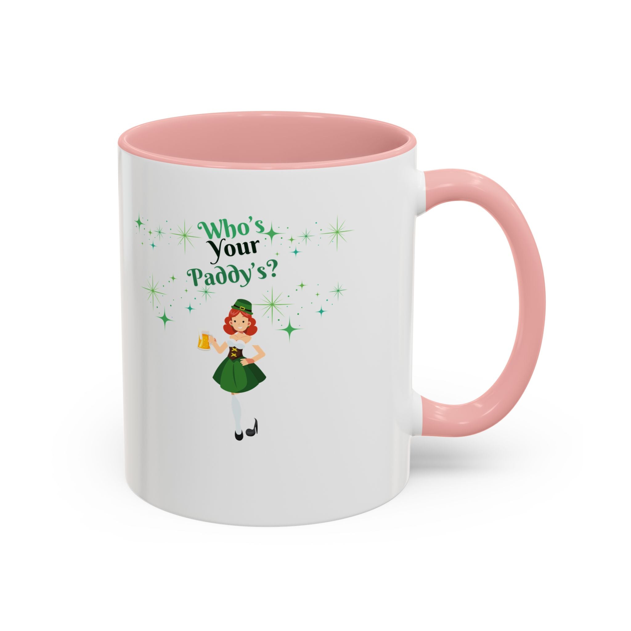 Who's Your Paddy's? Accent Coffee Mug