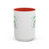 Kiss Me I'm Irish Cat  Accent Mug
