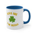 Kiss Me I'm Irish Accent Coffee Mug, 11oz