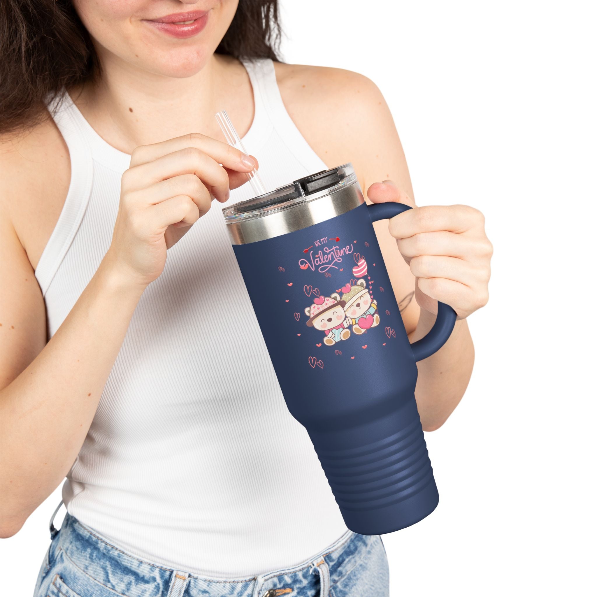 You And Me Forever Insulated Travel Mug, 40oz