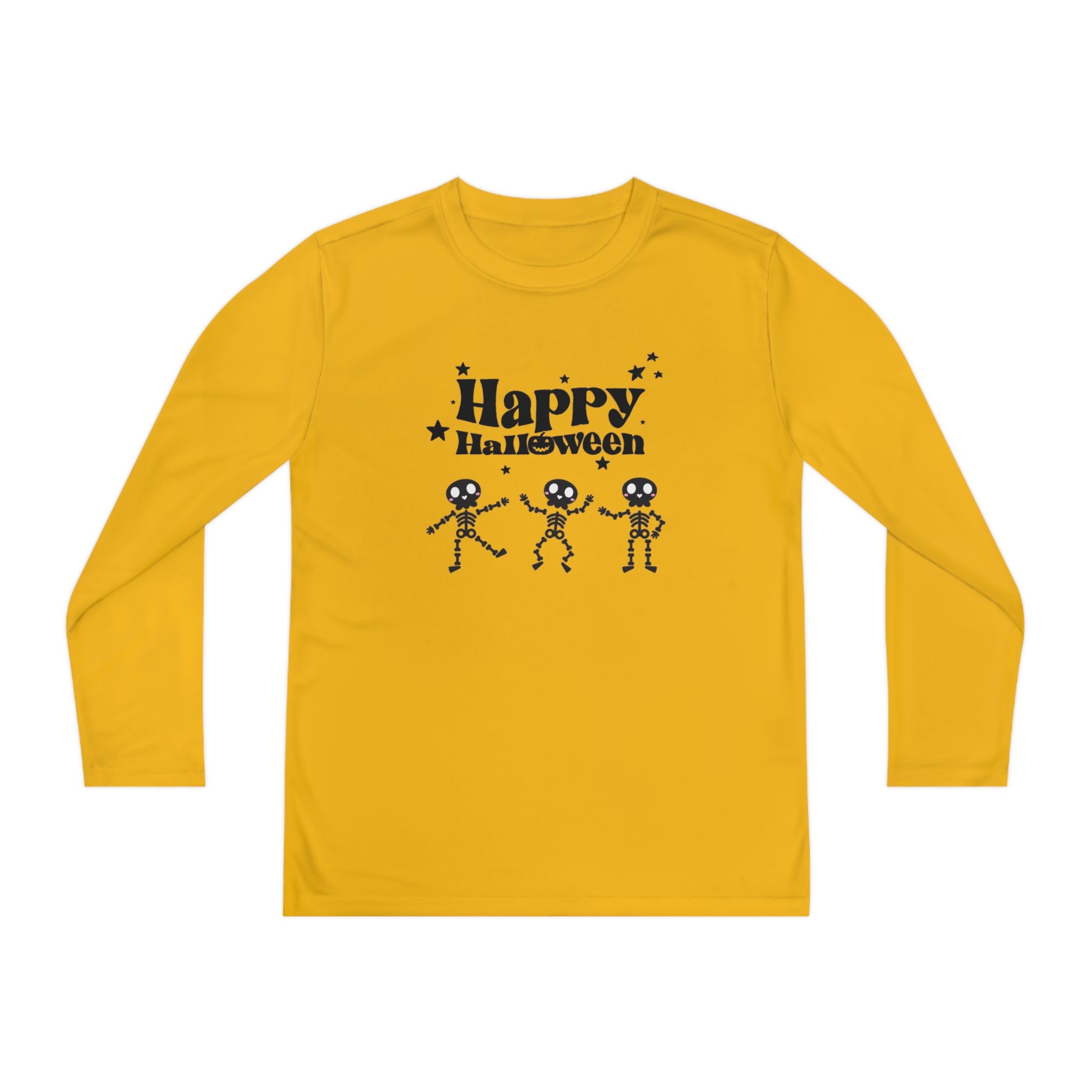 Happy Halloween Crew Youth Long Sleeve Competitor Tee