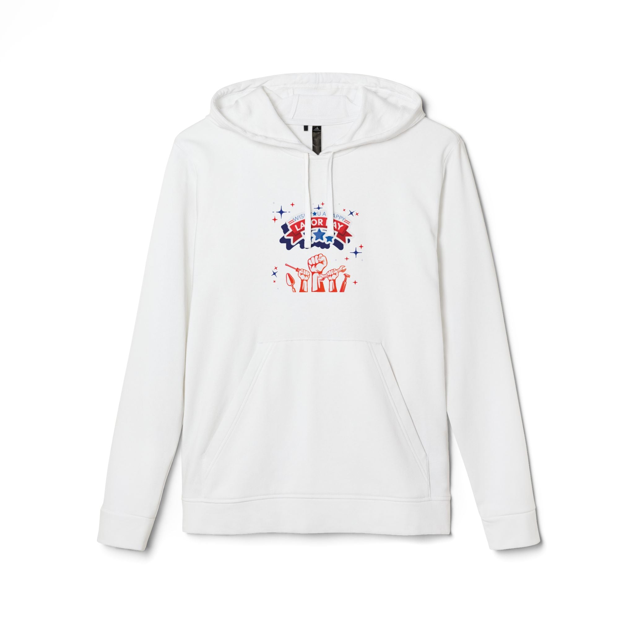 Wish U A Happy Labor Day adidas Unisex Fleece Hoodie