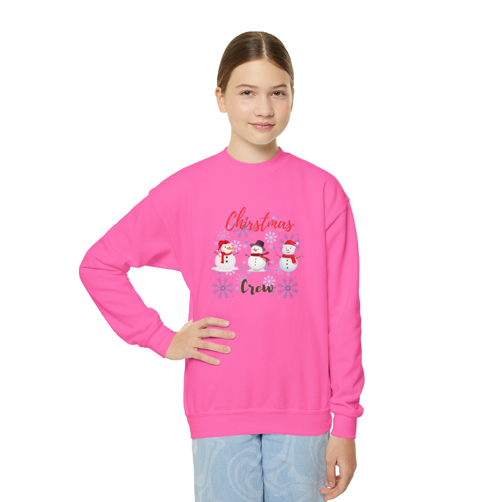 Christmas Crew Youth Crewneck Sweatshirt