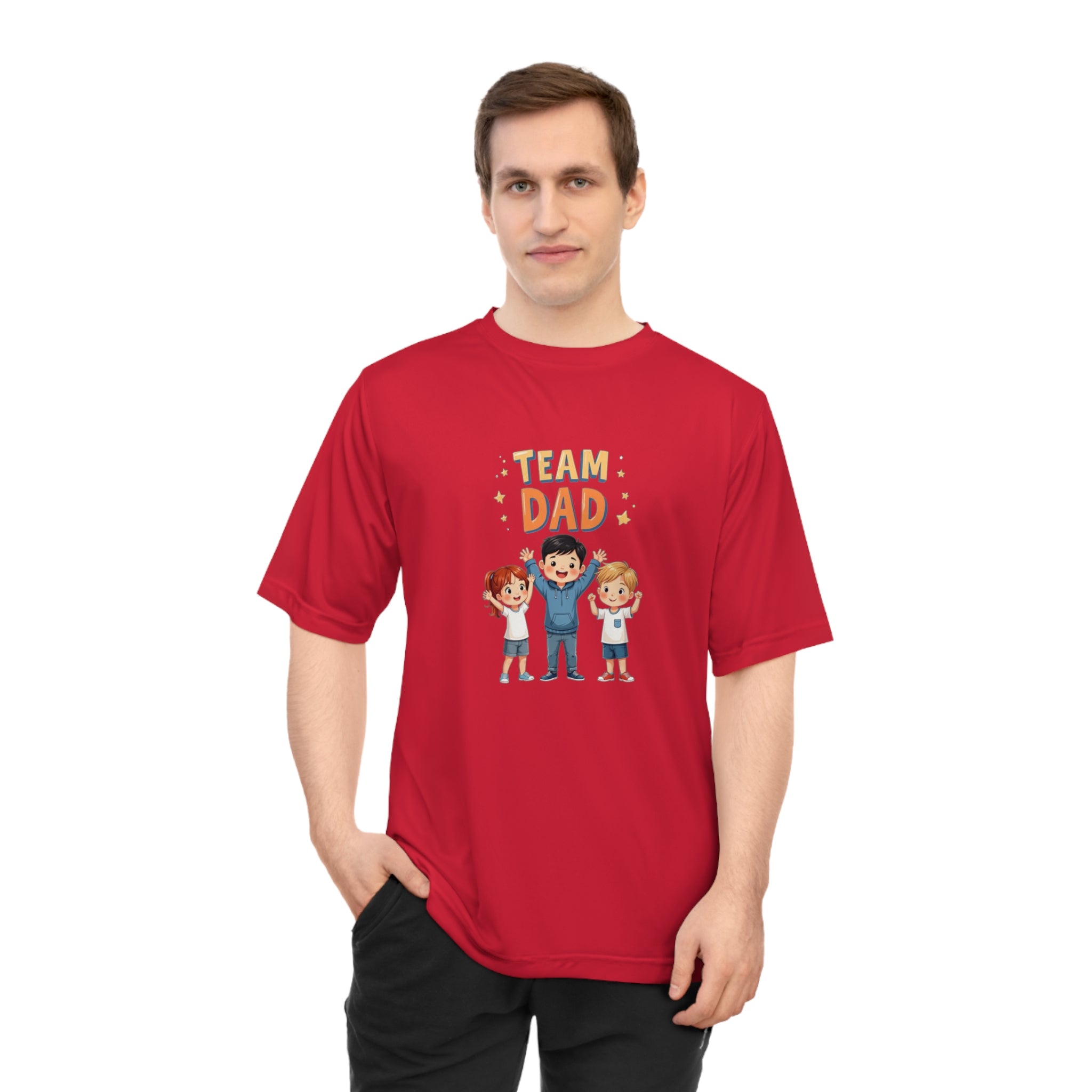 Team Dad Unisex Performance T-Shirt, Father's Day Gift