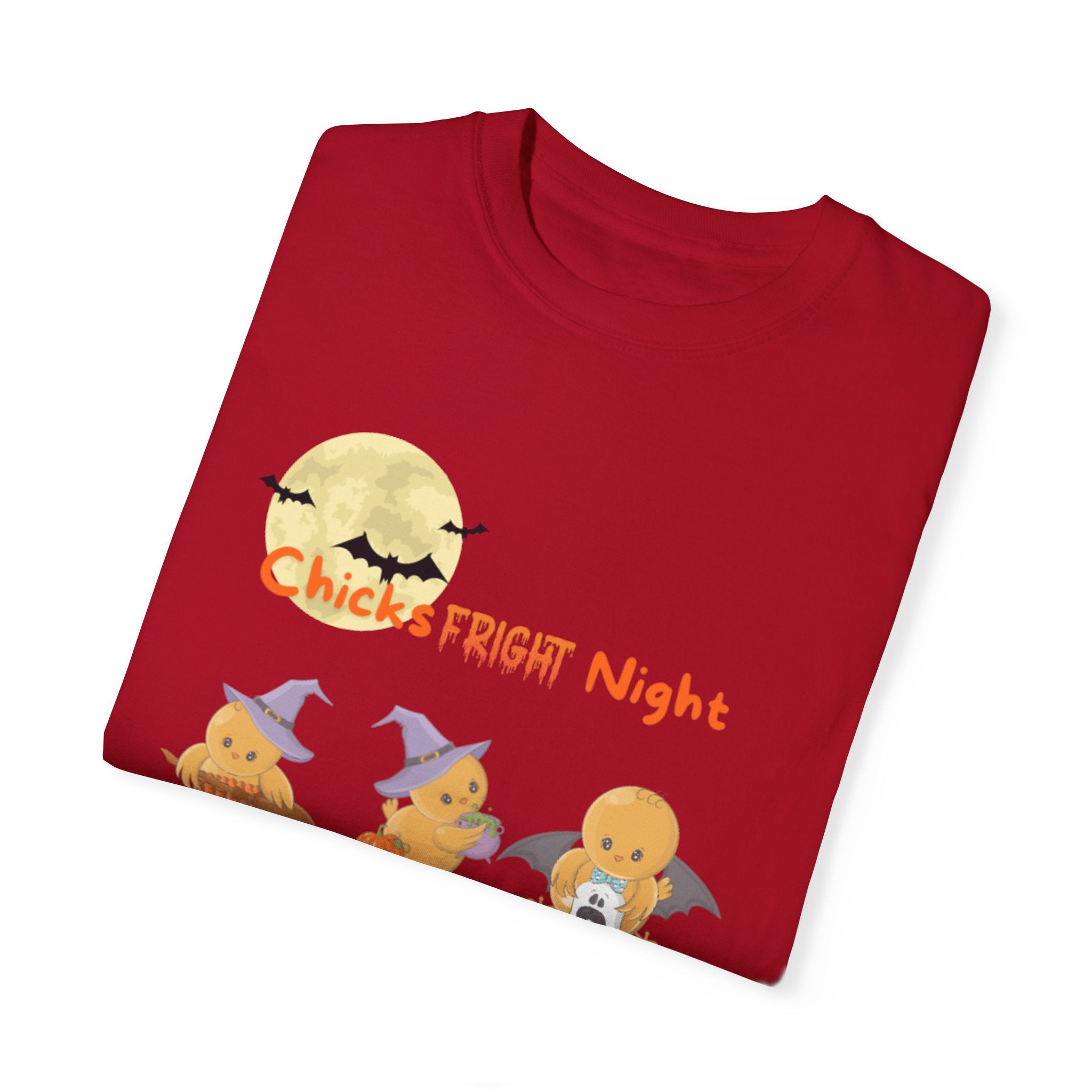 Chicks Fright Night Unisex Garment-Dyed T-shirt
