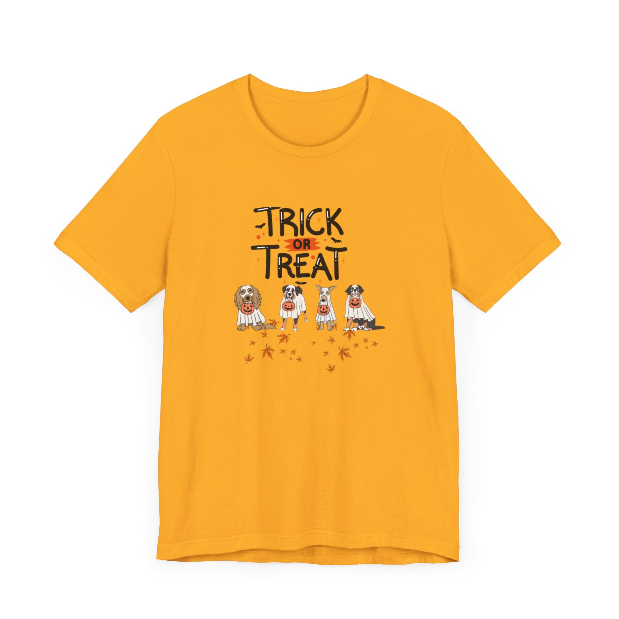 Pooch Trick or Treat Unisex Jersey Short Sleeve Tee