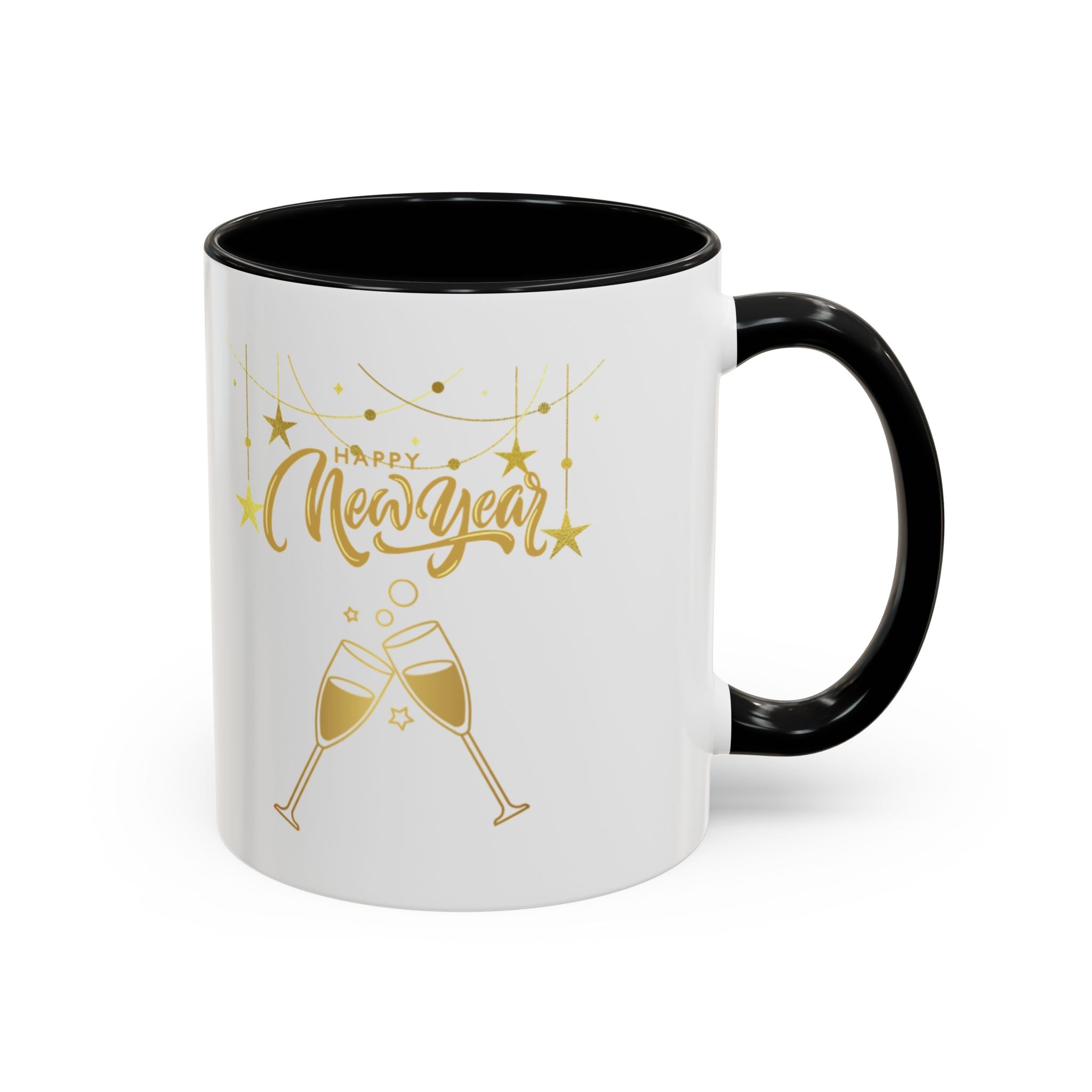 Happy New Year Accent Coffee Mug (11, 15oz)