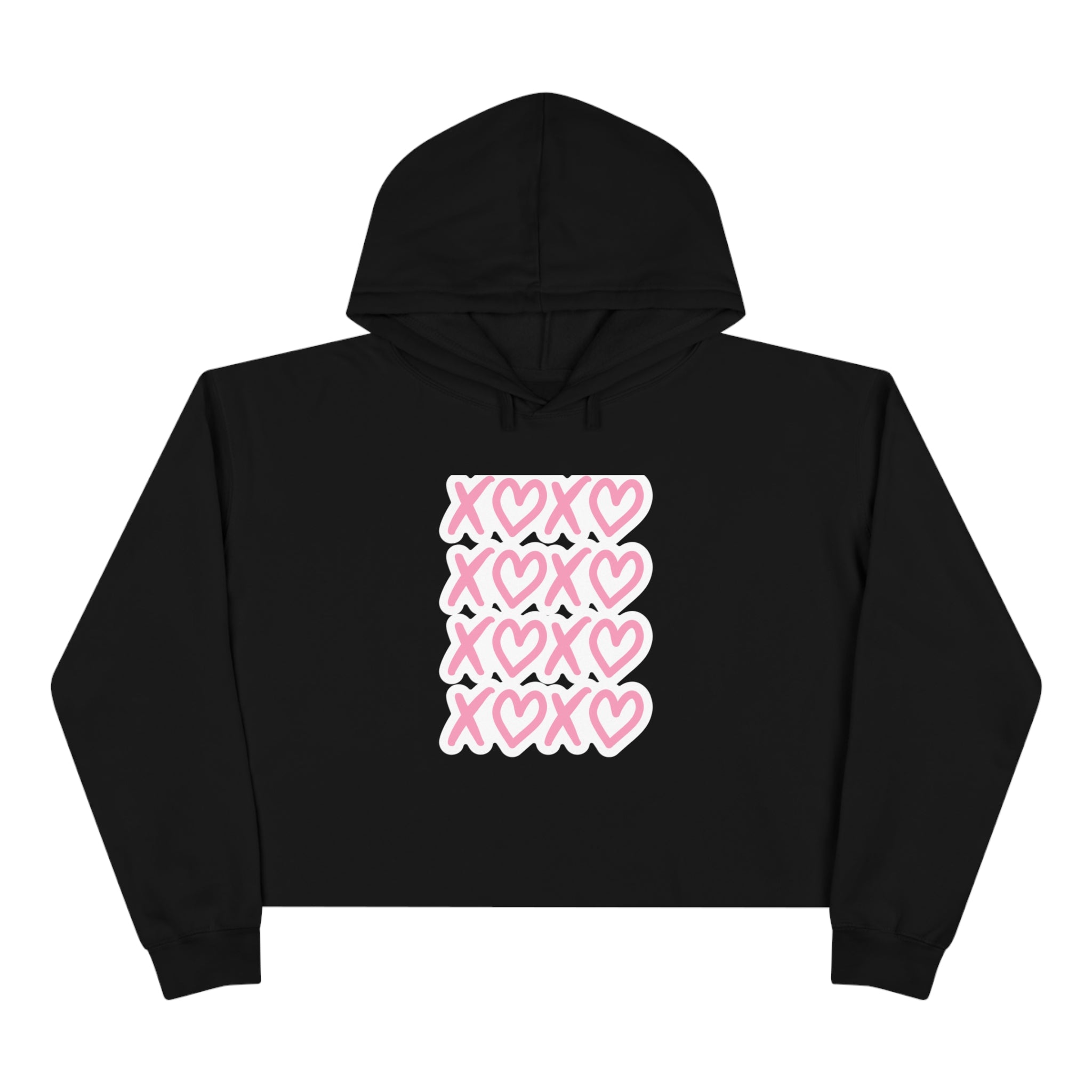 XOXO Crop Hoodie
