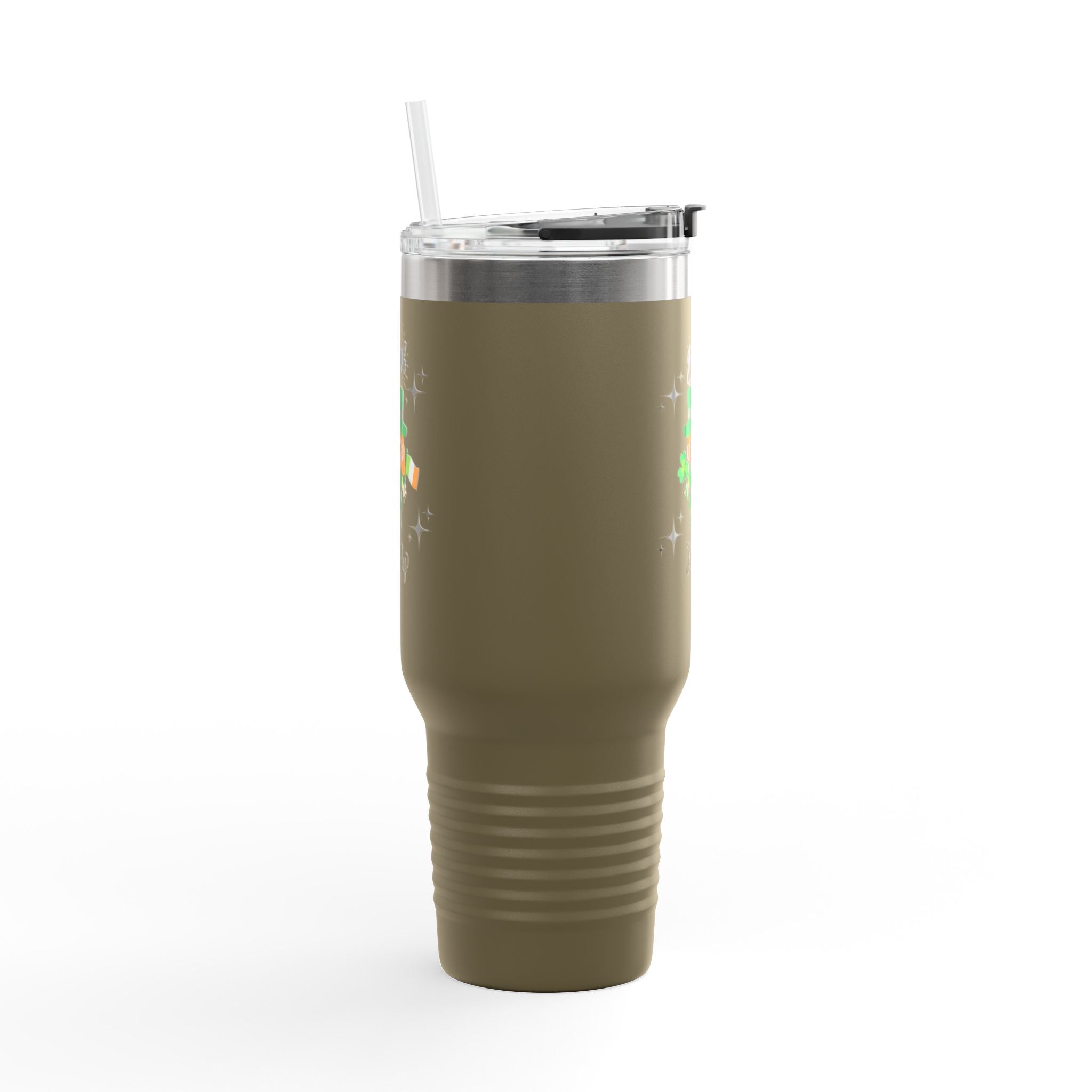 Blessed & Lucky Insulated Travel Mug - 40oz for St. Patrick's Day