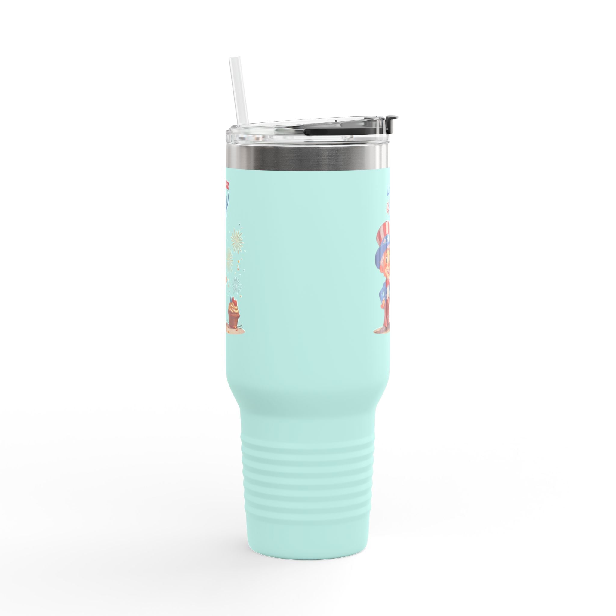 Uncle Sam Happy 4th of July Insulated Travel Mug, 40oz
