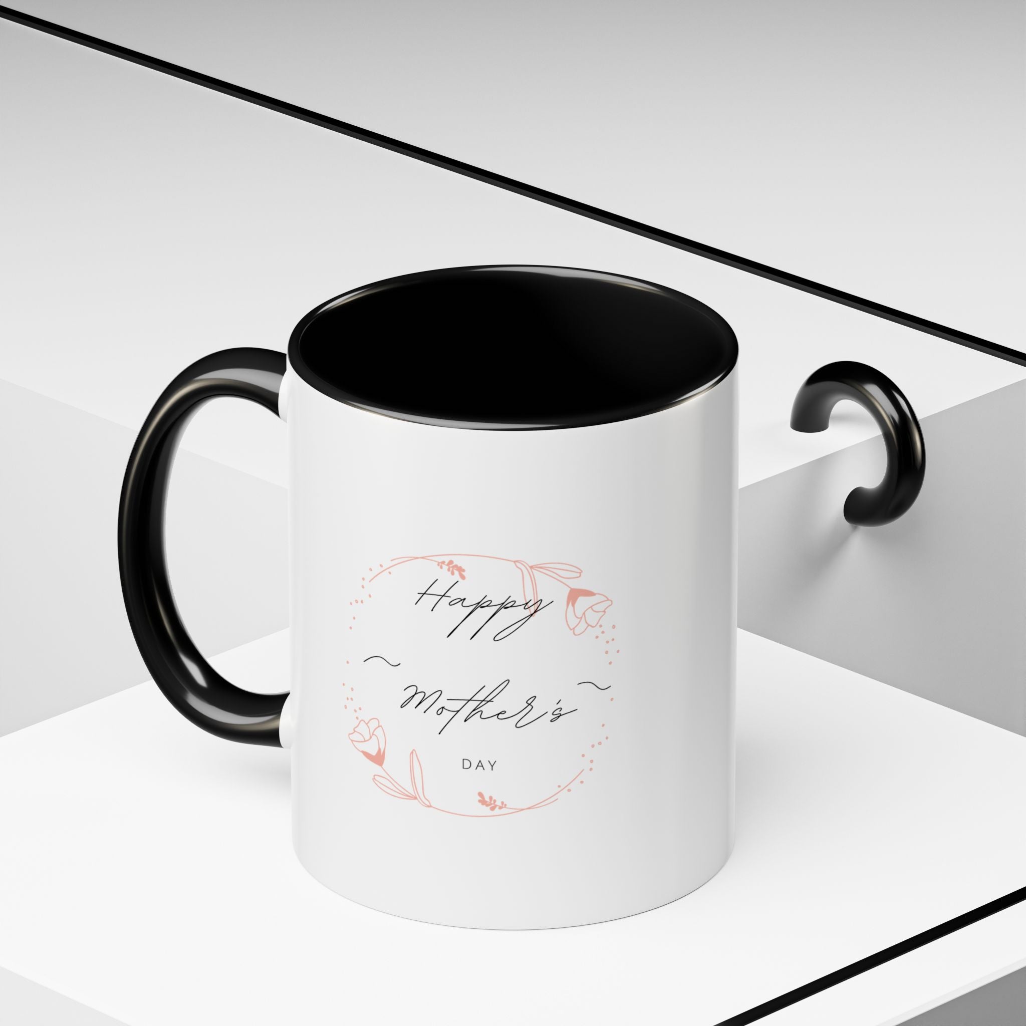 Happy Mom's Day Accent Coffee Mug  11oz & 15oz