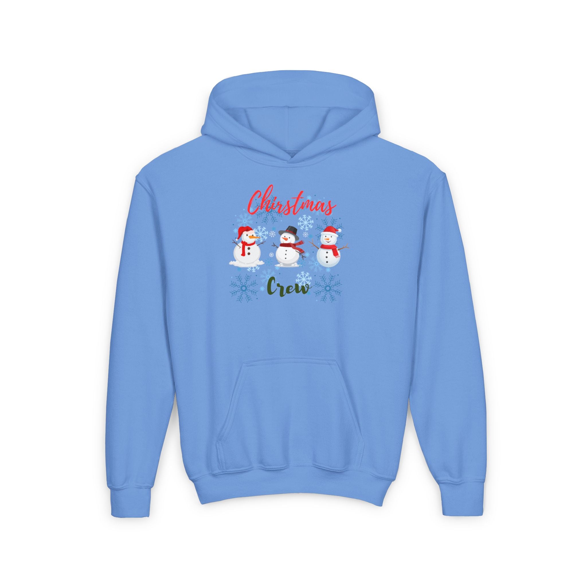 Christmas Crew Youth Heavy Blend Hooded Sweatshirt