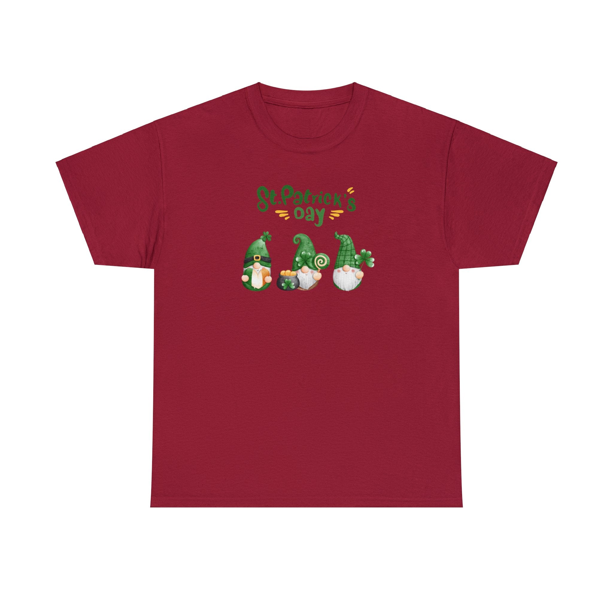St. Patty's Day Gnome Unisex Heavy Cotton Tee