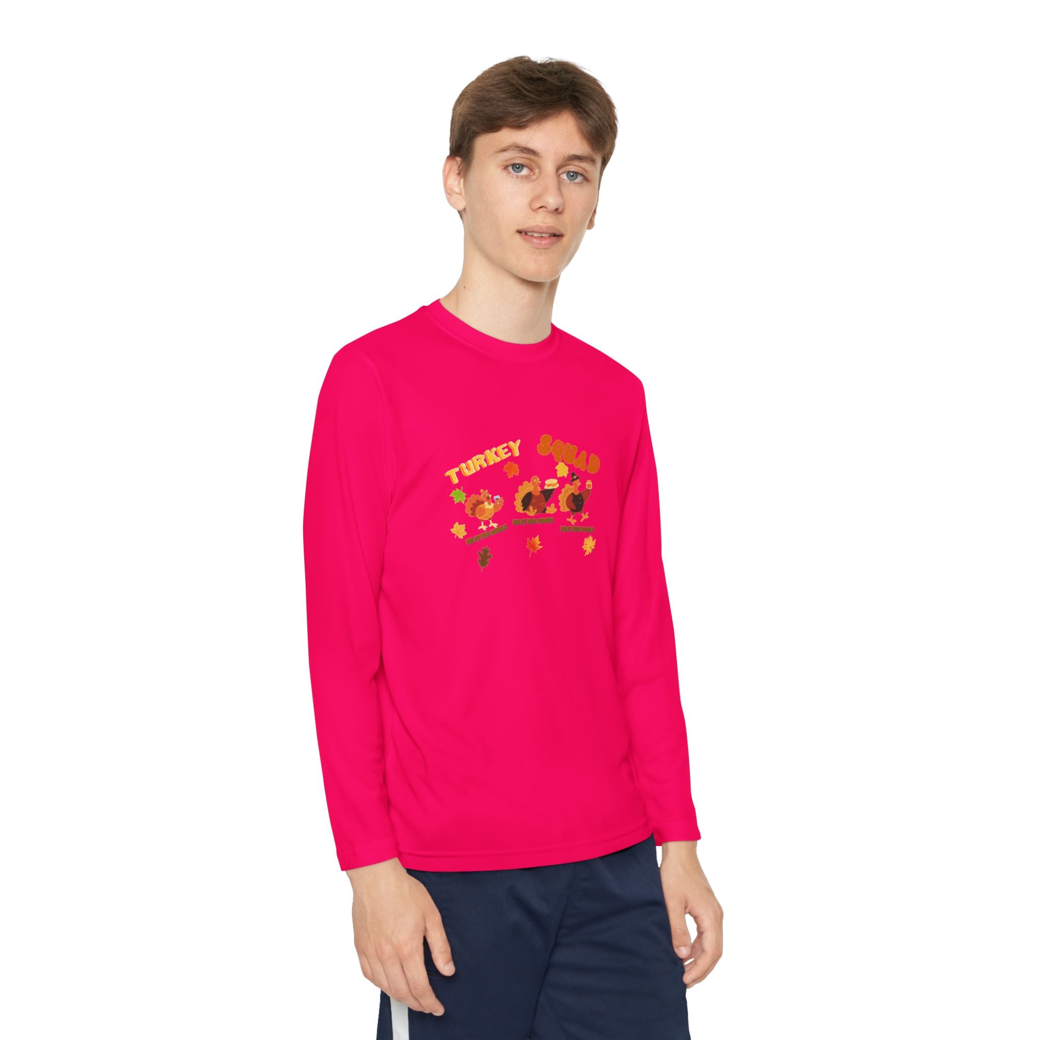 Turkey Squad Youth Long Sleeve Competitor Tee